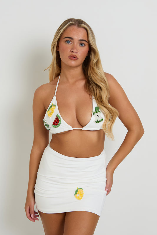 Pippa skirt in white