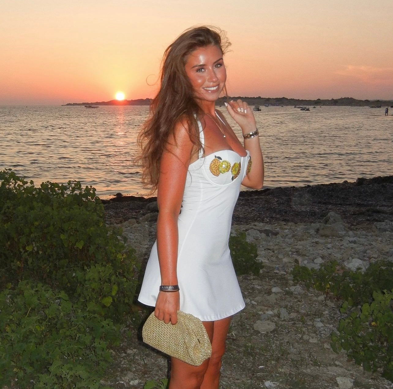 Lemon floaty dress Wolfe Bay