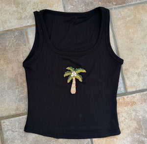Black palm tank