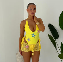 Load image into Gallery viewer, Yellow stars 3 swimsuit